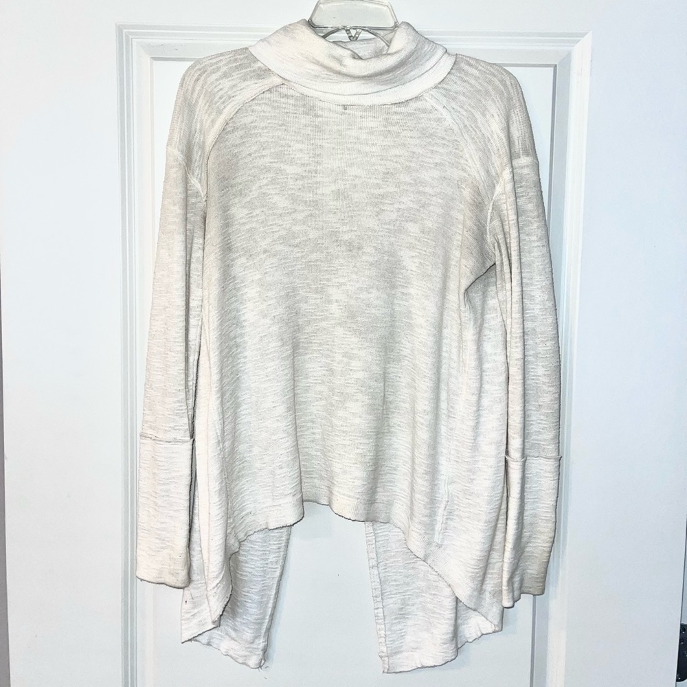 Free people turtleneck white sweater